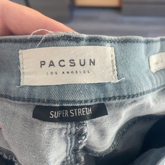 pacsun grey super stretch begging size 25 - Picture 3 of 4